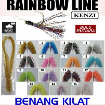 RAINBOW LINE (BENANG KILAT) &quot;KENZI&quot;