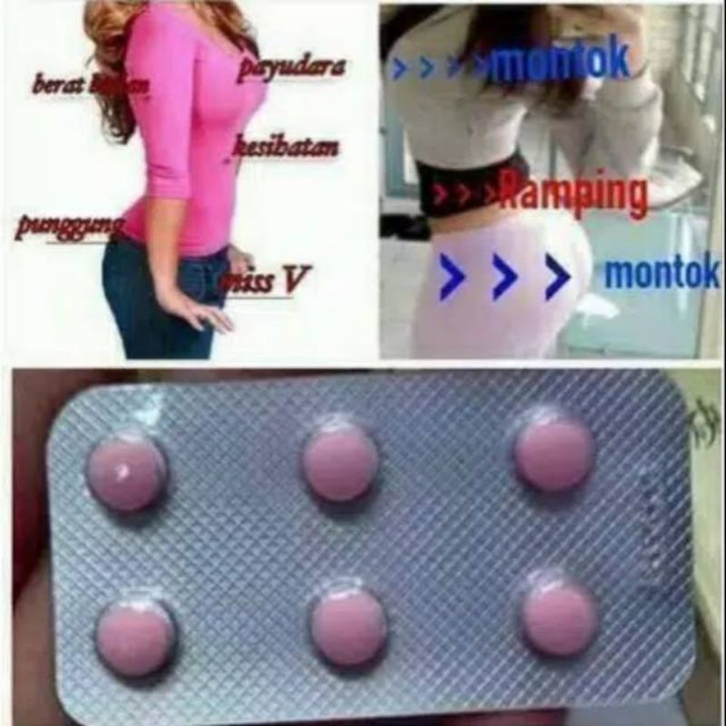 Jual Pil Hormon Estrogen Cina / Pil Hormon Montok Pembesar Payudara