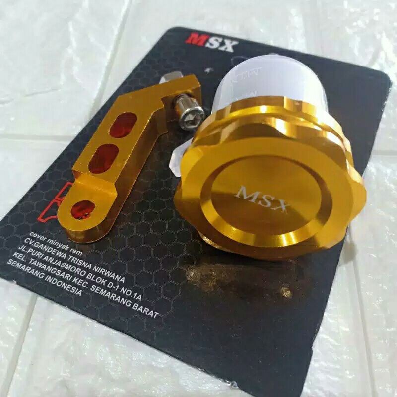 Tabung Minyak Rem CNC Tempat Oli Master Rem Tabung Oli Depan Belakang Variasi Universaal Motor