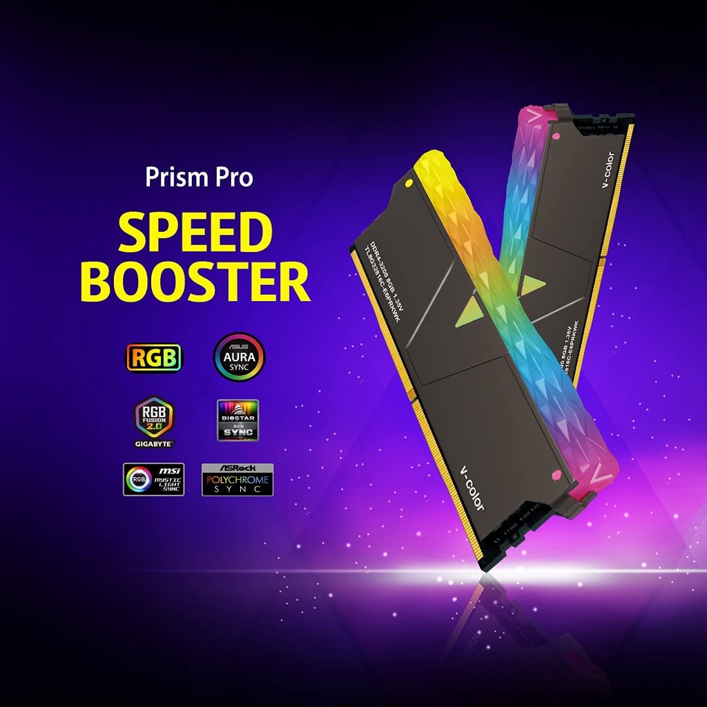 V-color DDR4 PRISM PRO 2X8GB 16GB DDR4 RGB 3200