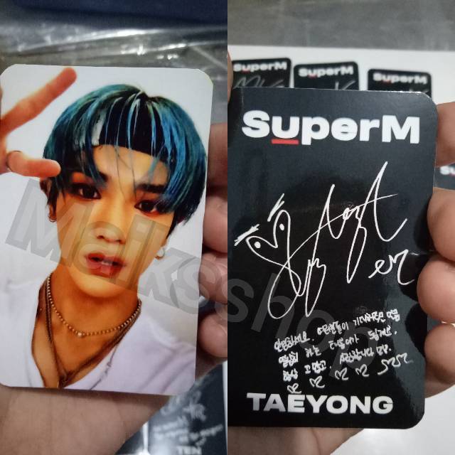 Super M Jopping Photocard Kpop