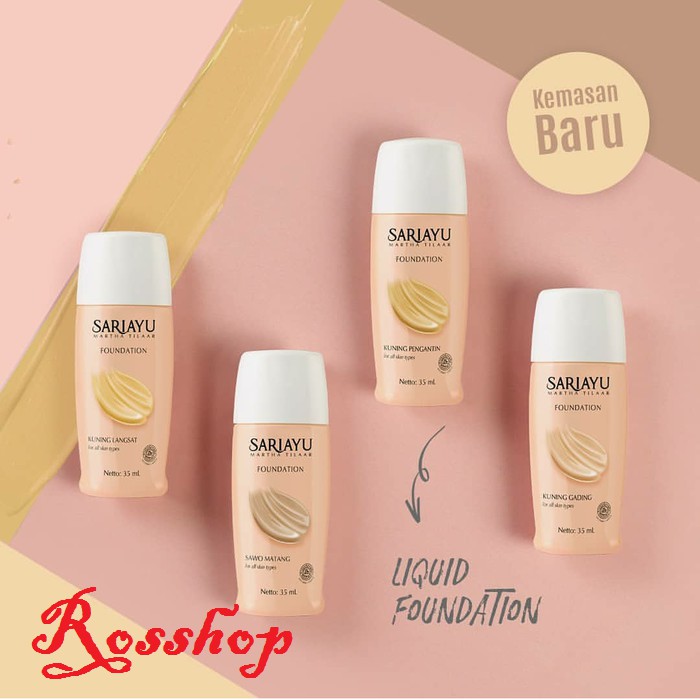 Sari Ayu Alas Bedak 35ml Pelembab Wajah