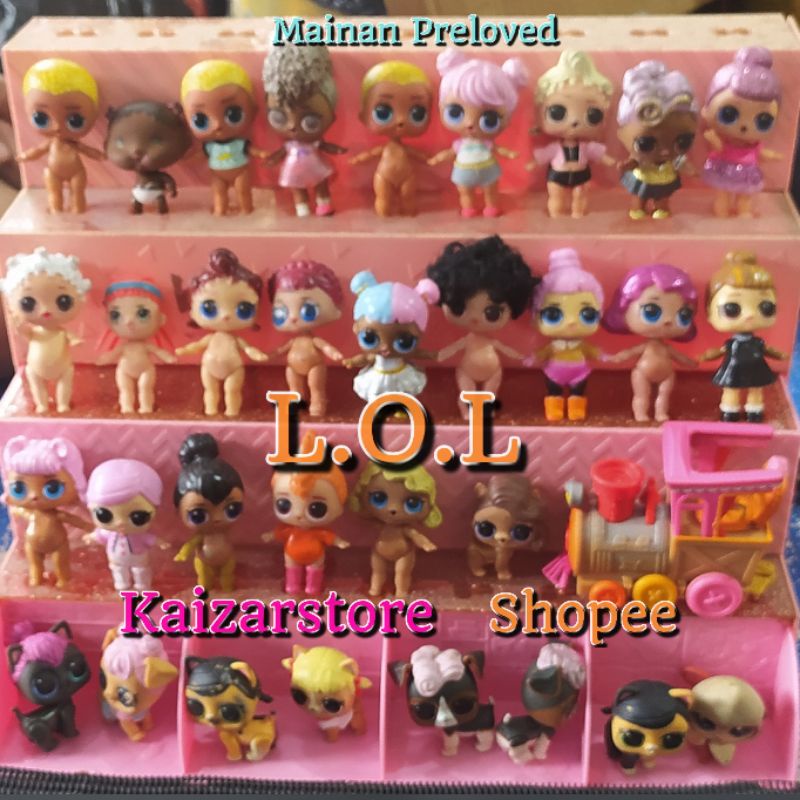 Mainan LOL Suprise Action Figure ori MGA China kapsul Bulat Bola murah Preloved