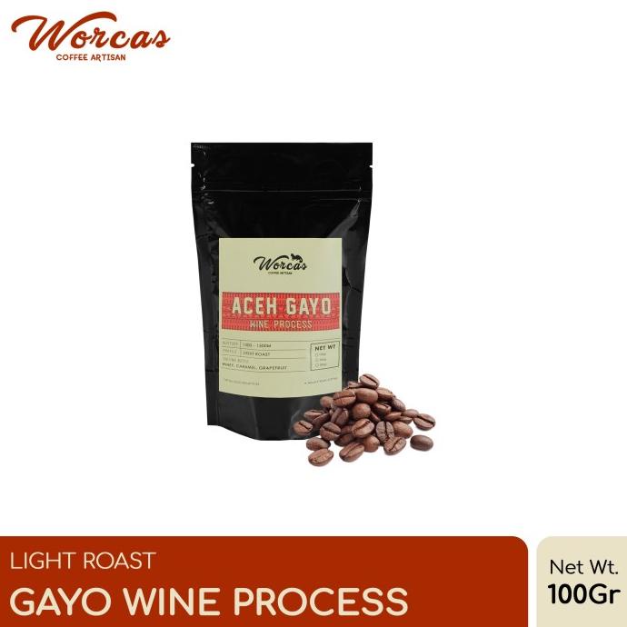 

[COD] Kopi Arabica Aceh Gayo "Wine" 100 Gram Light Roast (Biji/Bubuk) [COD]