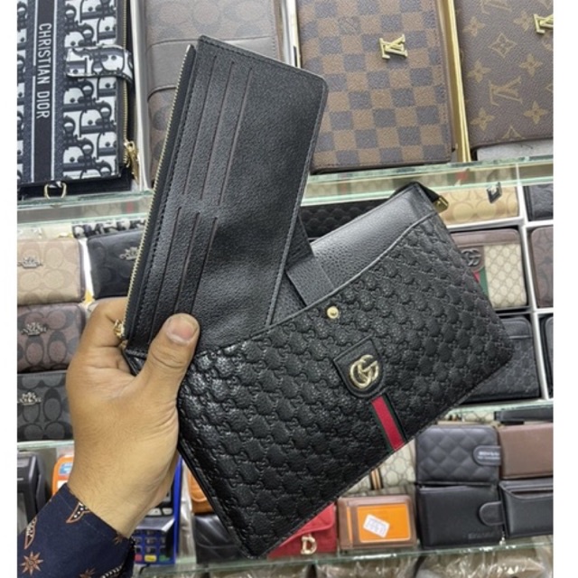 Tas selempang / tas clutch / sling bag multifungsi signature pria/Wanita Premium Import