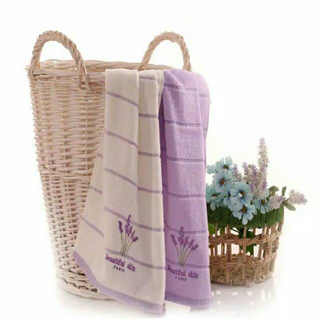 Handuk cotton Lavender