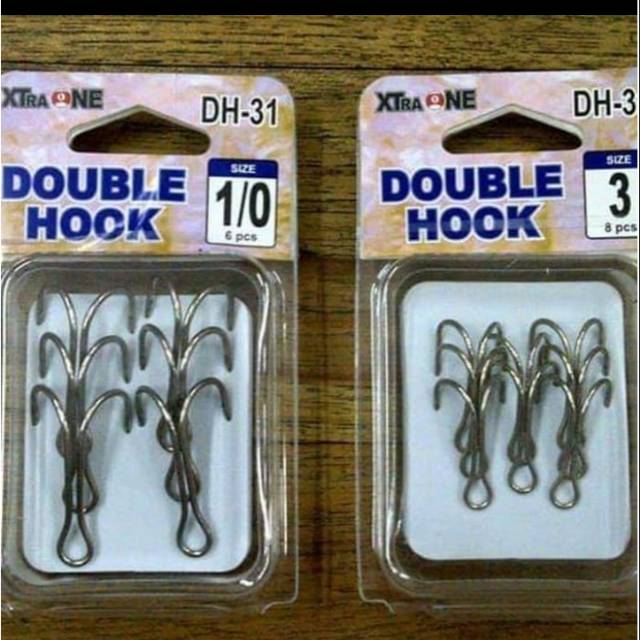 DOUBLE HOOK &quot;XTRA ONE&quot; XT COATED DH-31