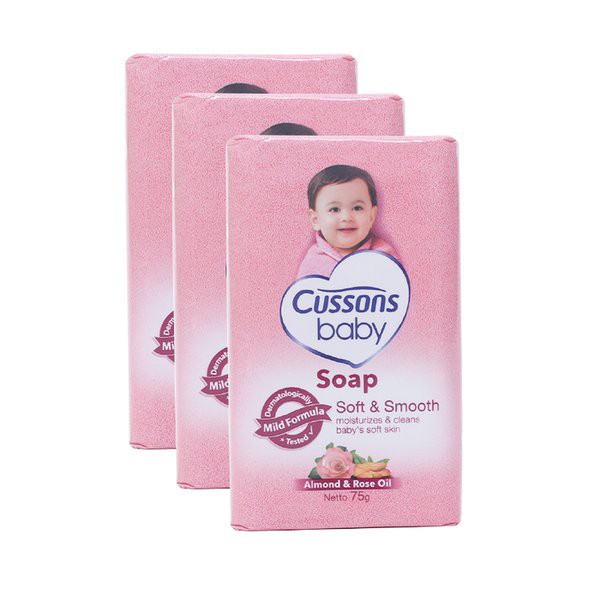 Cussons Baby Soap Sabun Bayi Batang 75 Gram