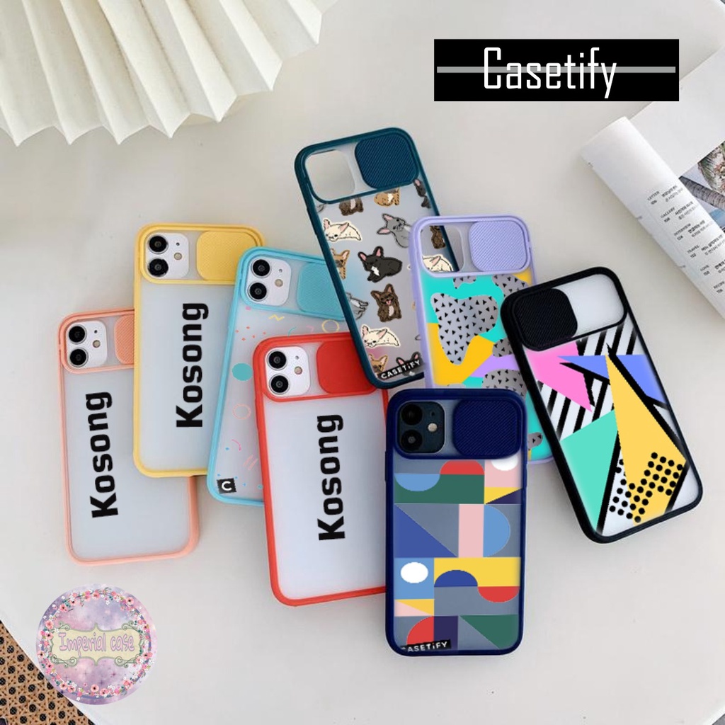 Softcase slide kamera CASETIFY oppo vivo samsung xiaomi realme iphone all type IC4287