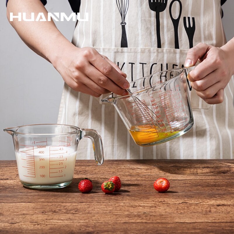 Gelas Ukur Takaran 1000ml Microwave Heating Glass- Transparan /  Gelas Takar / Gelas Ukur / Gelas Takar 1000ml / Gelas Ukur 1000ml / Gelas Ukur Kaca / Gelas Takar Kaca