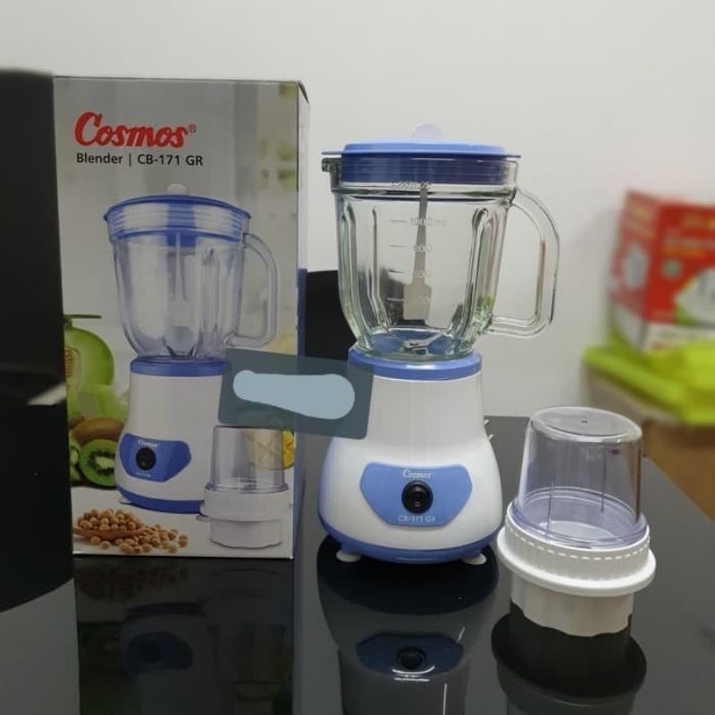 COSMOS BLENDER KACA 2in1 GELAS CB 171 172 G 171G KAPASITAS 1 LITER PEMECAH ES BATU GARANSI RESMI