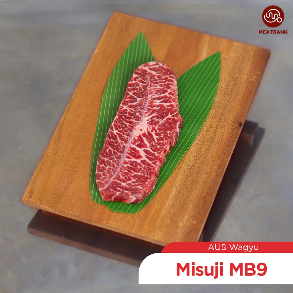 

MEATBANK WAGYU MISUJI MB9 steak Australian beef grill daging sapi MB 9