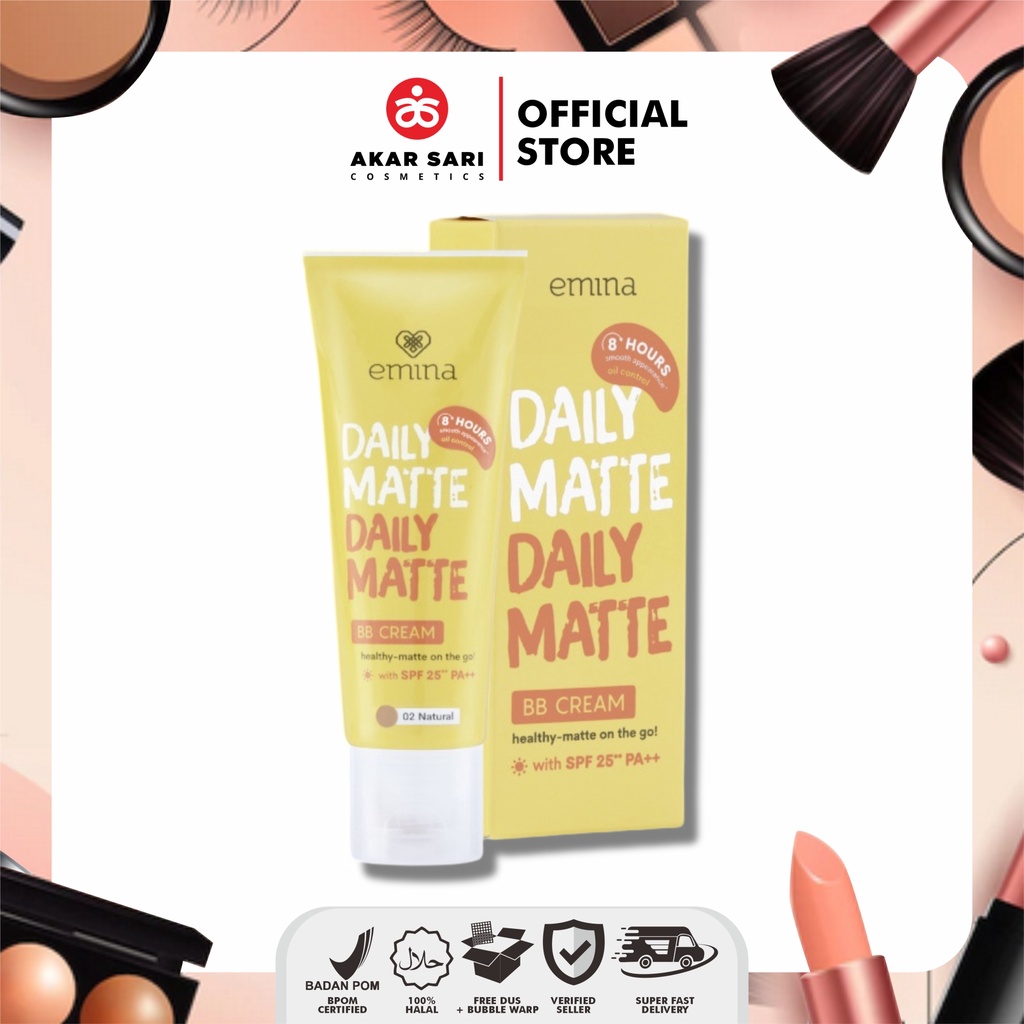 EMINA DAILY MATTE BB CREAM - Alas Bedak 16 gr