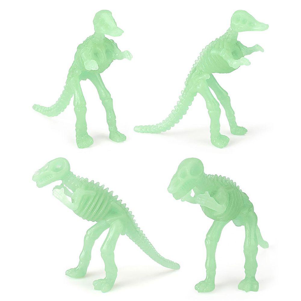 12 Pcs Dinosaurus Luminous|Mainan Glow In The Dark Untuk Edukasi Dini Anak