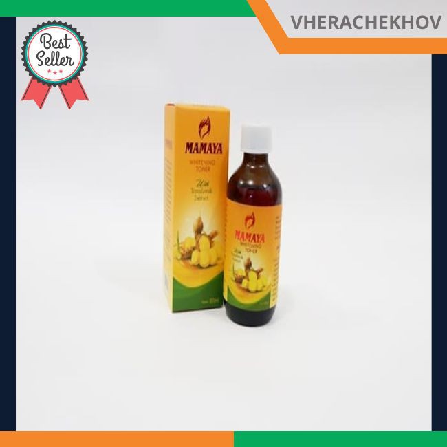 

Grosir MAMAYA WHITENING TONER TEMULAWAK 60ML BPOM - TONER TEMULAWAK MAMAYA Elegan
