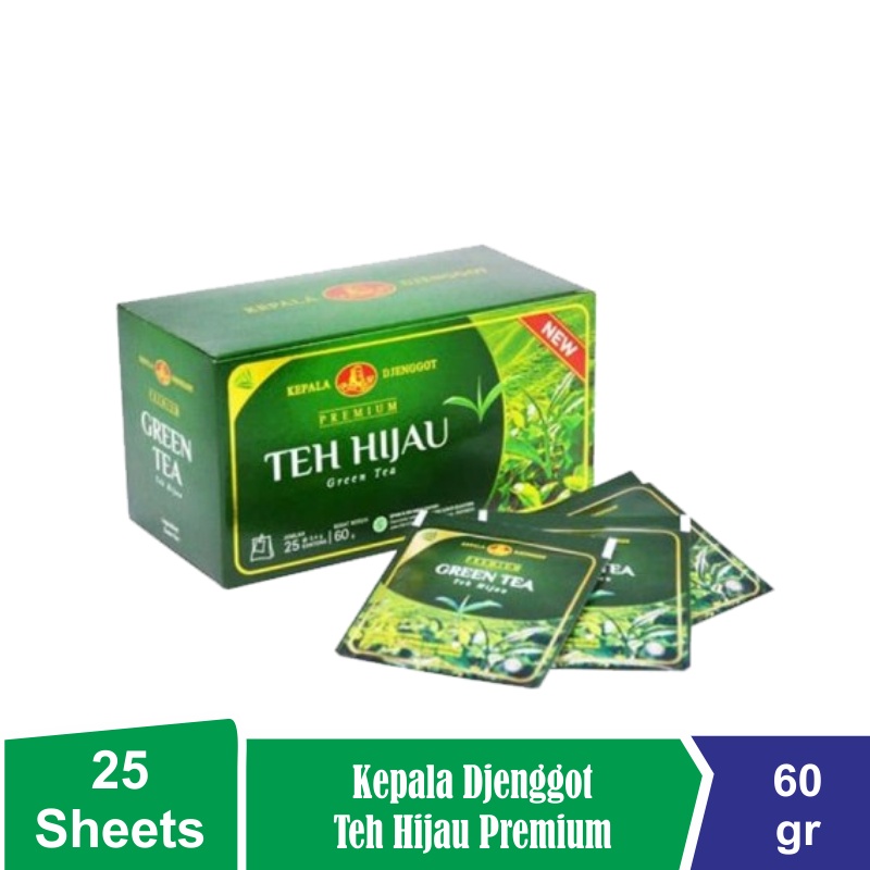 

Kepala Djenggot Teh Hijau Premium / Teh Celup isi 25 Sheets