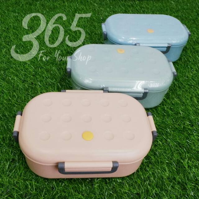 365 Kotak Makan Lunch Box / Tempat Makan Bento Sekat / Container / Lunch Box F967 1000ml