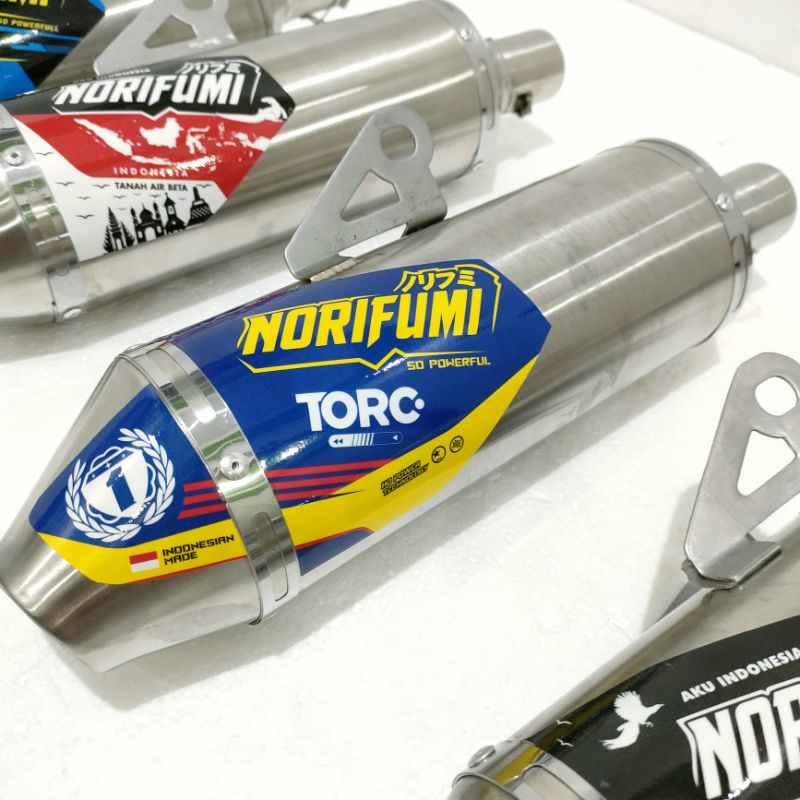 Knalpot KLX CRF DTRACKER WR155 Torch Borup-Hanya Tabung Torc