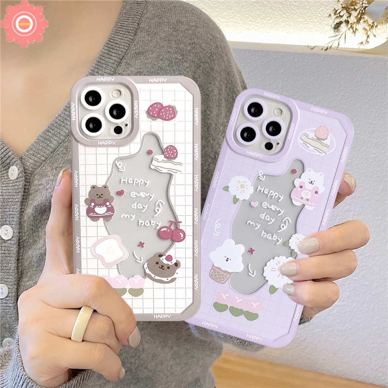 Soft Case Motif Kartun Kue Beruang Untuk Samsung A03 A13 A21s A30 A71 A10 A02 A50s M32 A11 A30s M23 A22 A23 A02S A03 Core A73 A33 A52 A5S A23 A2 A5S A20s A53 A52 A7S