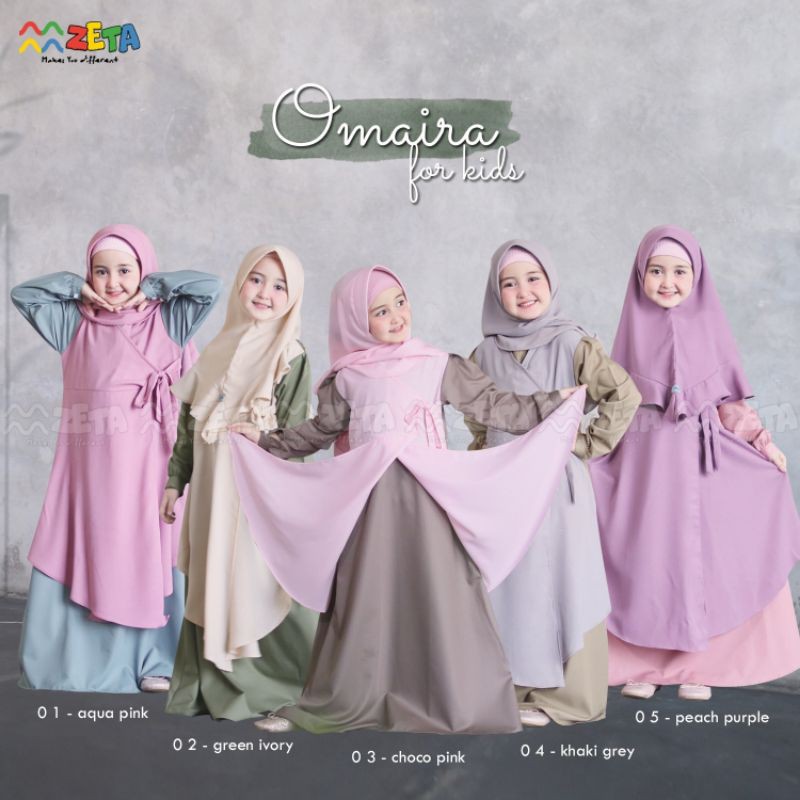 Zeta Omaira Series Gamis Anak