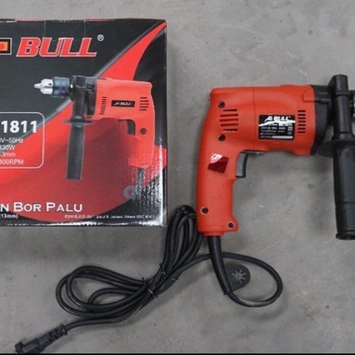 BULL Mesin Bor Tembok 13mm BL1811bor Listrik 13mm BL1811 BULL