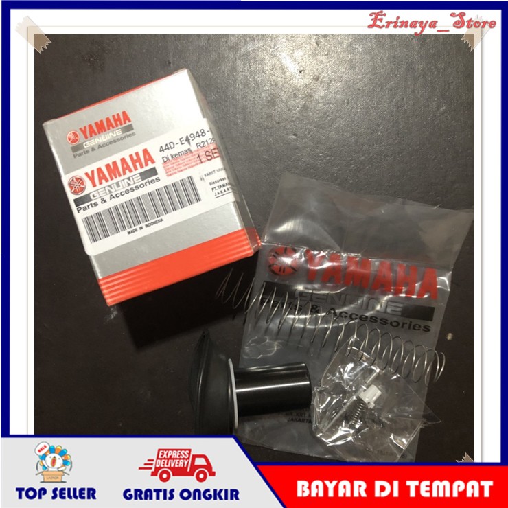 Karet Vakum Vacum Assy Motor Yamaha Xeon Nouvo Lele Karburator Karbu Lama Old 44D ORI ORIGINAL YGP Spare Part-1