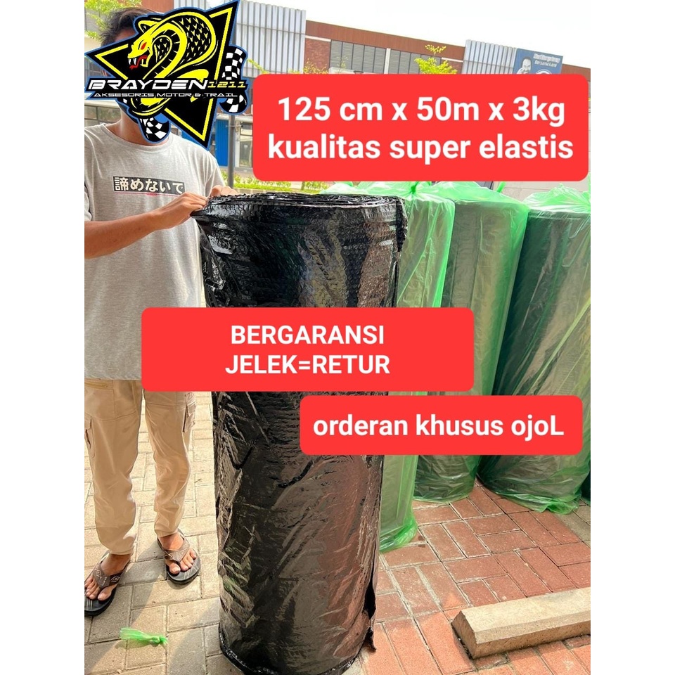 Bubblewrap Bubblepack Bubble roll Wrap Pack /125 x 50 METER FULL / HANYA BISA GOJEK