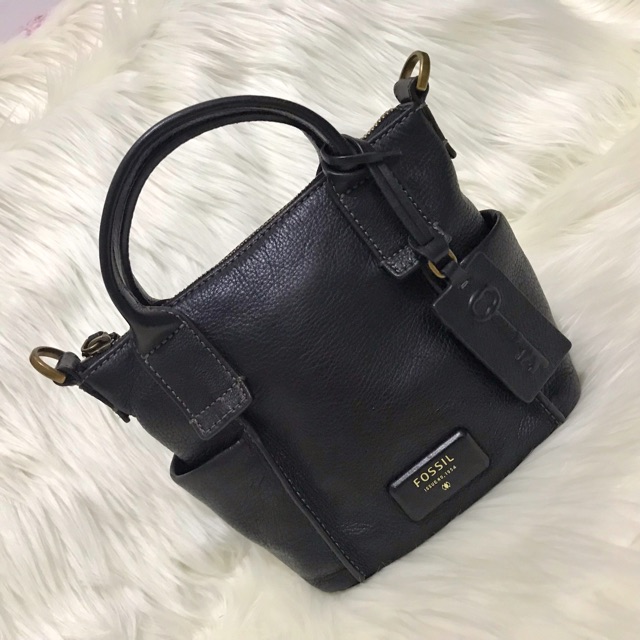 Fossil emerson mini hitam