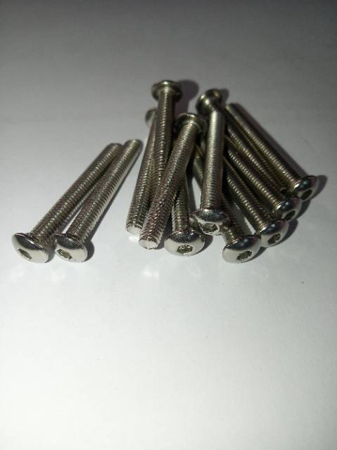 Button L M4 x 30 (3cm) stainless 304