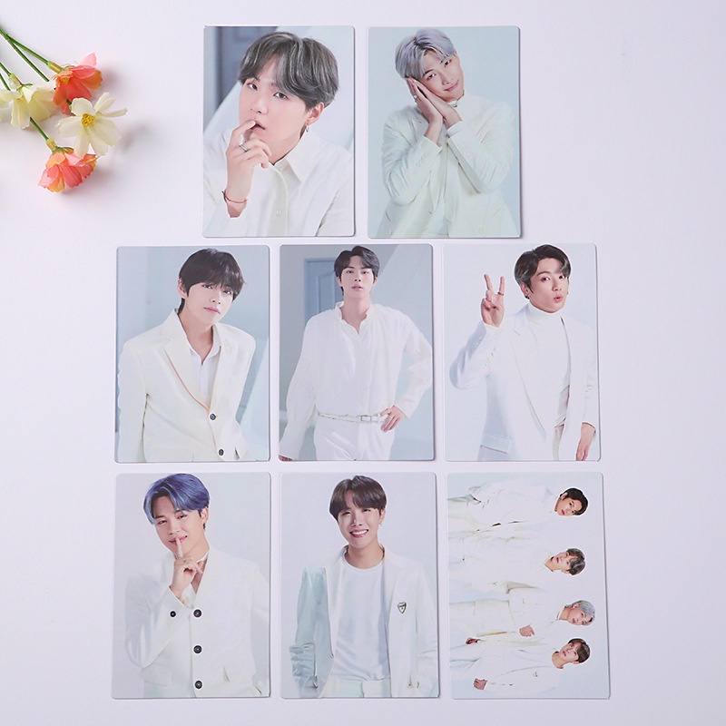 7 / 8pcs / set Kartu Foto BTS BBC PORTABLE