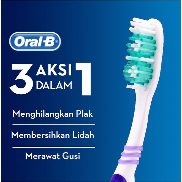 Oral-B / OralB Sikat Gigi All Rounder 123 Soft 3s