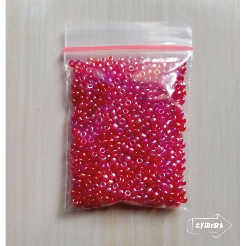 Manik Mote Payet Pasir 10 gram -  Merah Pelangi