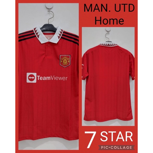 jersey bola MU home 2024 2023 printing terbaru