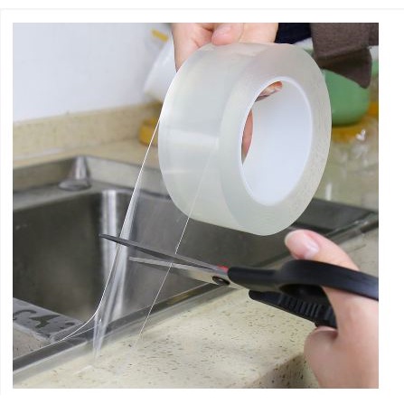 [TOSERBA_EMAK] - Taffware Lakban Waterproof Dapur Kitchen Sink Seal Tape 0.8x50mm 3 Meter - YK-468 -