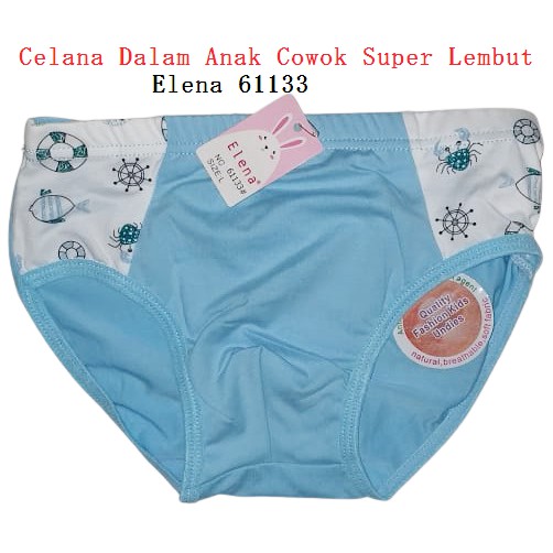 Celana Dalam Segitiga Anak Cowok Super Soft ELENA 61131, 61133, 61134 &amp; 61135 / CD Anak Laki-Laki