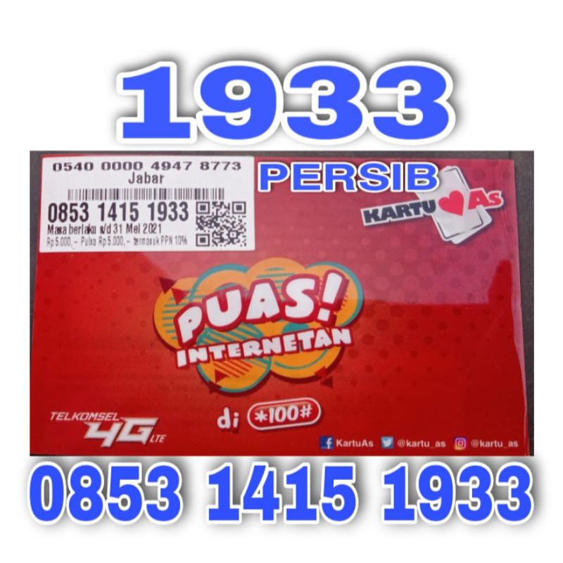 PERDANA TELKOMSEL AS PERSIB 1933