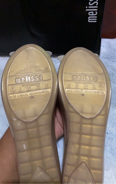 Sepatu wanita import jelly melissa fly gold