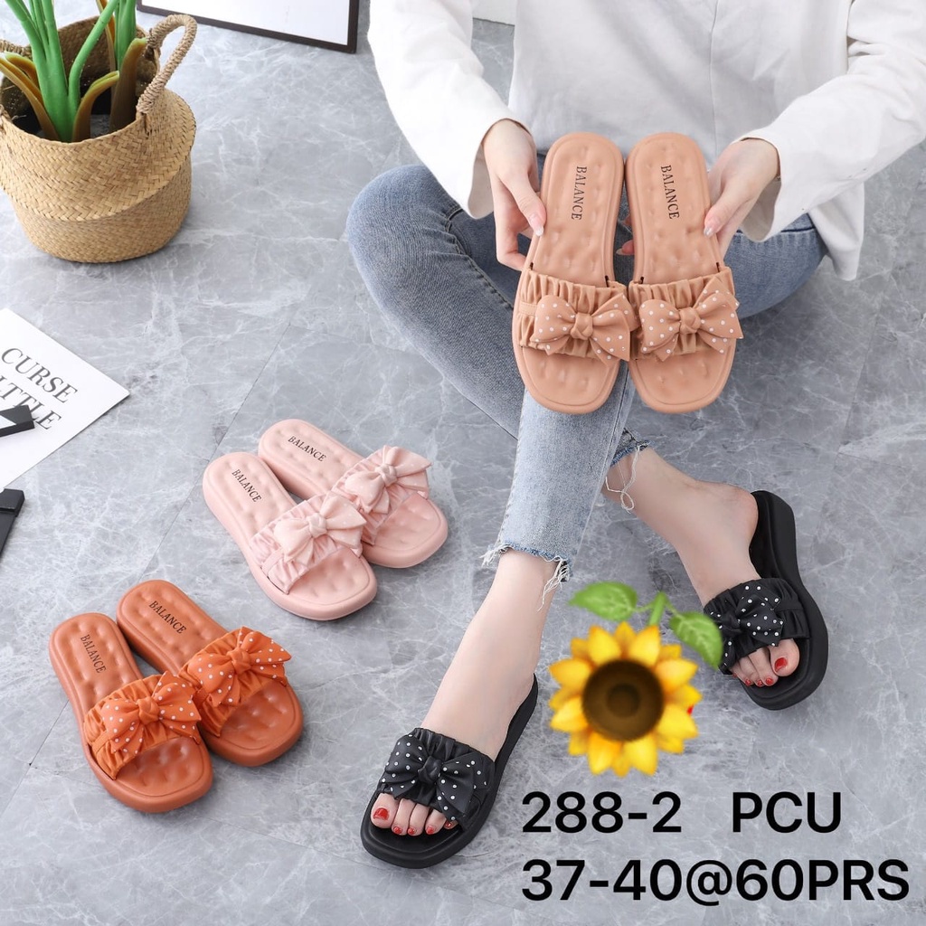 Sandal Karet Jelly Wedges Wanita import Model Terbaru Original Kekinian by AGUNG STYLE Balance 288-2