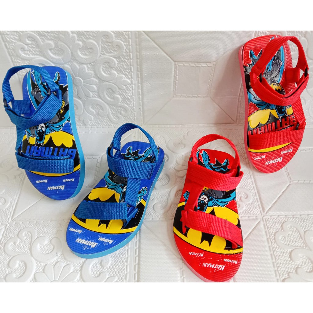 Sandal Anak laki laki BATMAN motif gunung termurah