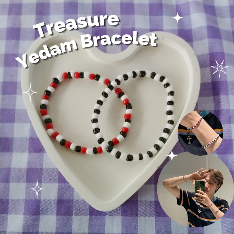 Treasure Yedam Weverse Bracelet - gelang manik-manik k-pop