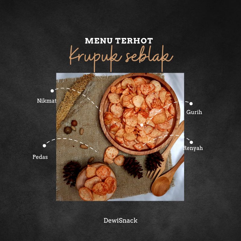 

Kerupuk Seblak (500g)