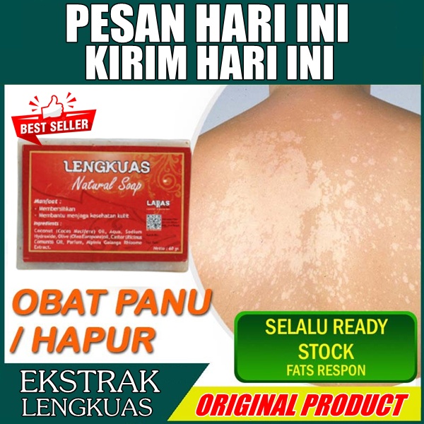 Sabun lengkuas natural soap 60gr BPOM sabun penghilang panu dan hapur paling ampuh 100%
