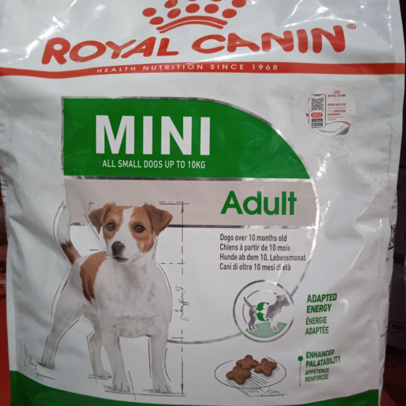 Makanan Anjing Royal Canin Mini Adult 8kg / Rc Mini Adult 8 kg / Dog food