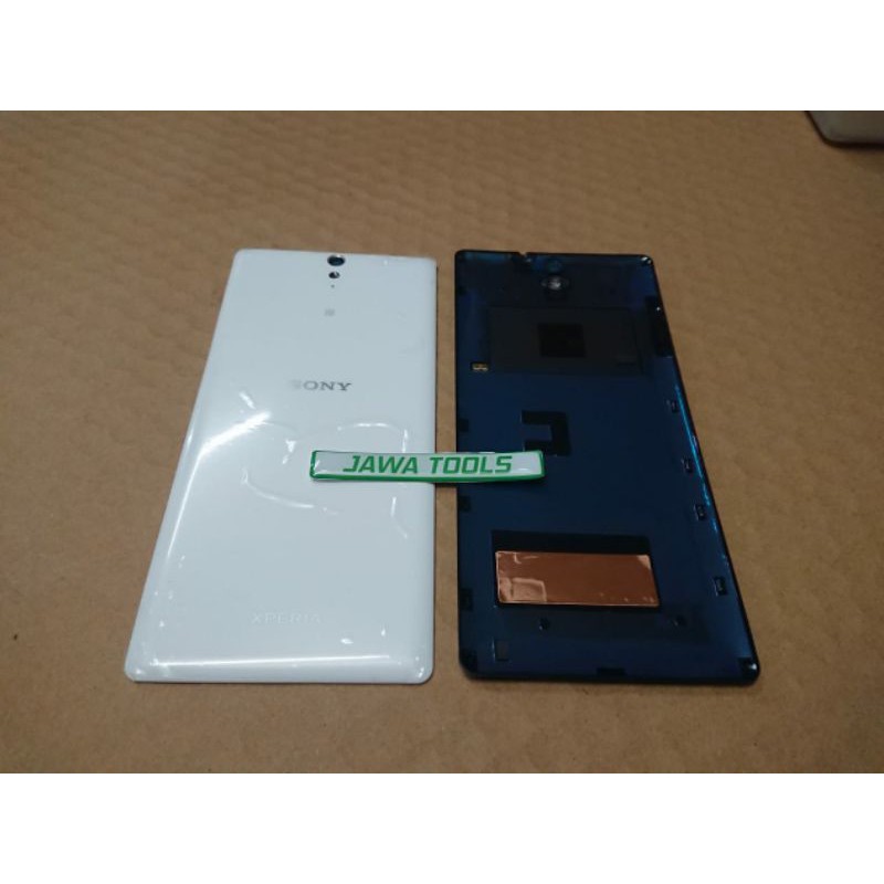 backdoor backcover tutup baterai Sony Xperia C5 C5 ULTRA hitam putih ORIginal new Sony 100% ex tam