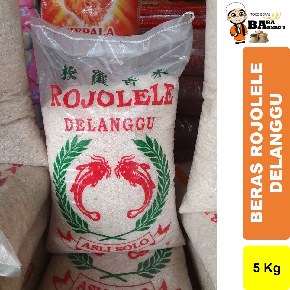 

Beras ROJOLELE DELANGGU Asli Solo - 5KG/10KG/15KG/20KG/25KG