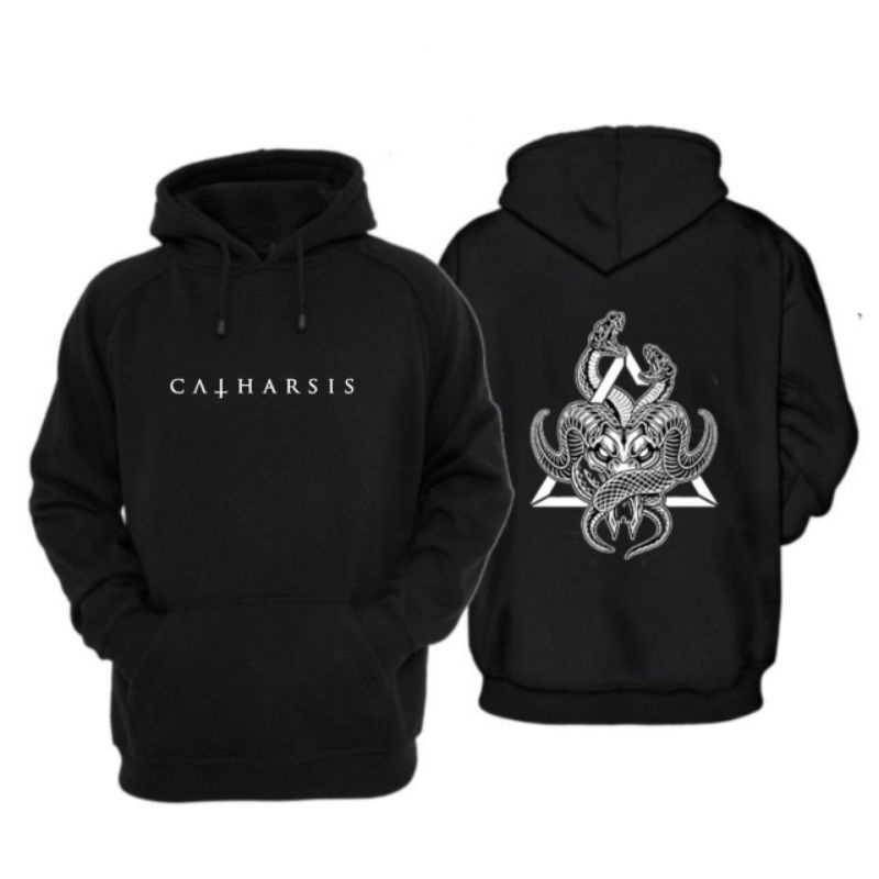 JAKET HOODIE CATHARSIS X DEADSQUAD LOGO CHAPTER EMPIRE PREMIUM
