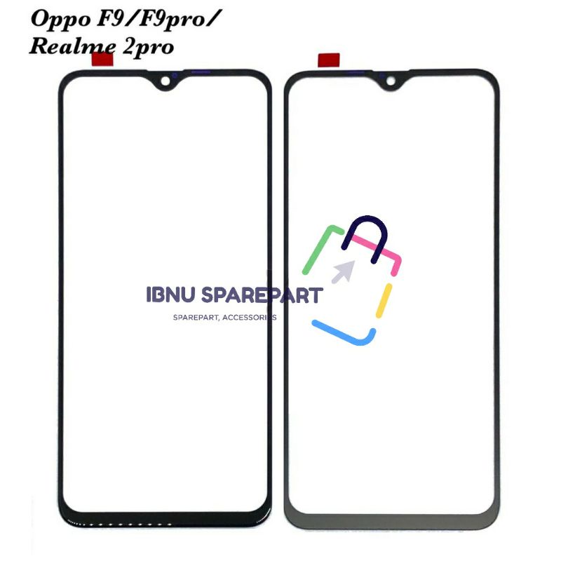 GLASS - KACA LCD TOUCHSCREEN TS ONLY OPPO F9 - F9 PRO - REALME 2 PRO
