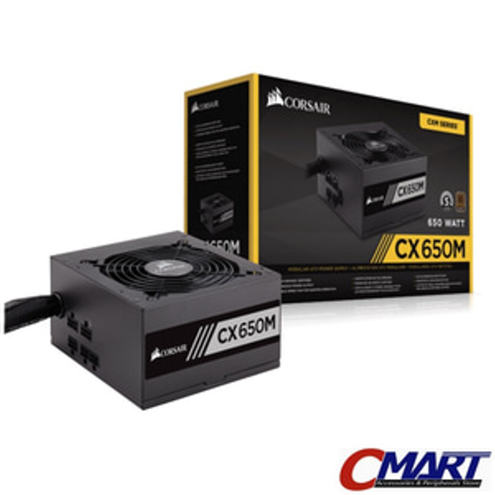 Corsair CXM Series CX650M PSU ATX Power Supply Gaming 650W 650 watt