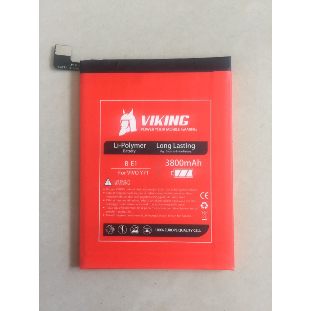 Baterai Viking 3800mAh Vivo Y71 Model B-E1 - 1ICP4-64-85 Batre Batere DOUBLE POWER