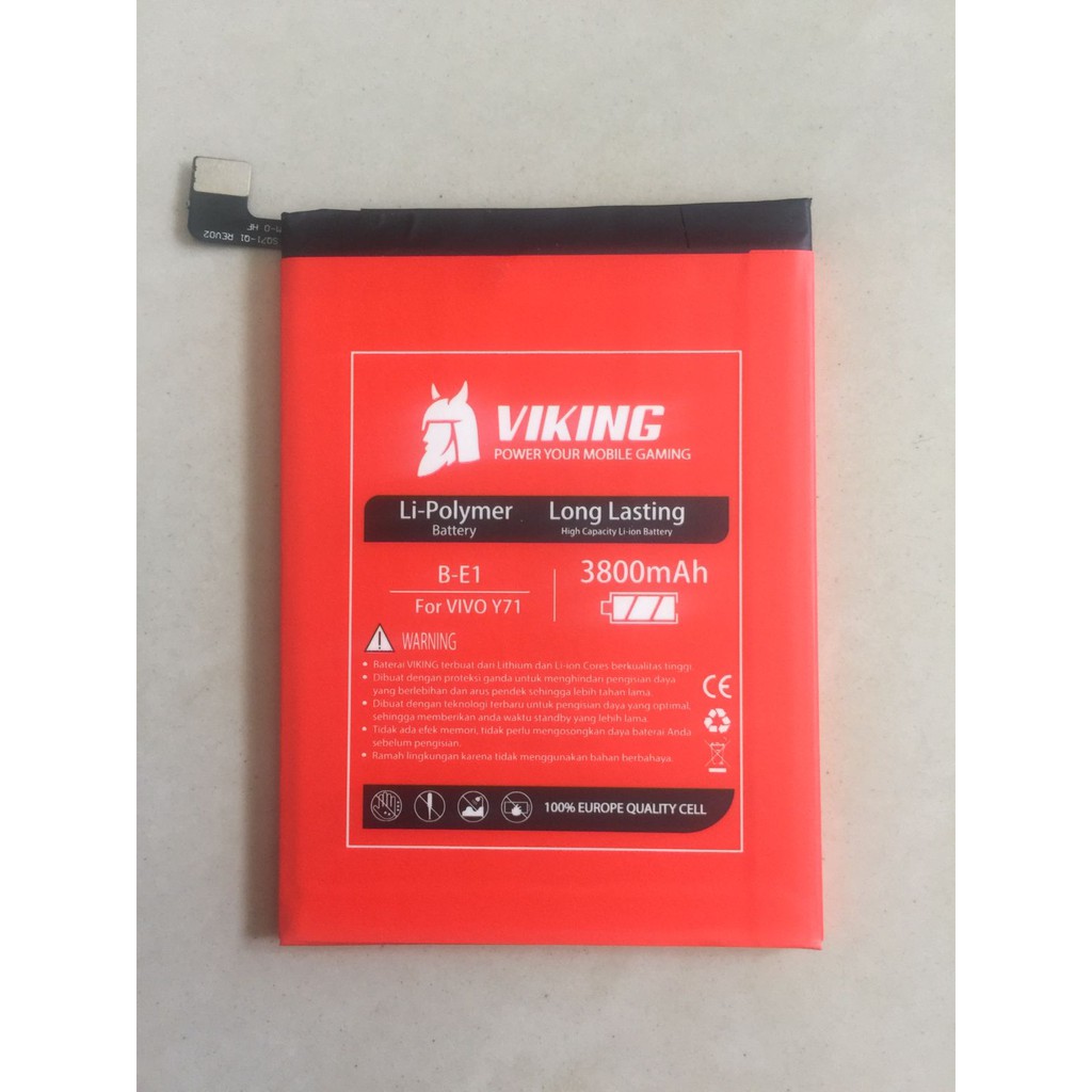 Baterai Viking 3800mAh Vivo Y71 Model B-E1 - 1ICP4-64-85 Batre Batere DOUBLE POWER